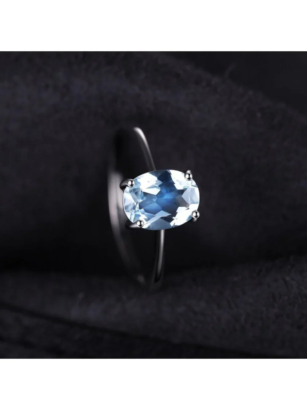 Natural Gemstone Birthstone Rings for Women - Garnet, Amethyst, Citrine, Topaz